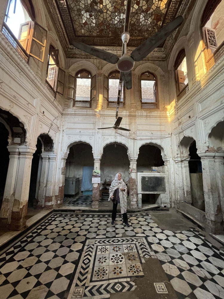 In the Jain Swamber Temple, Multan PHOTO: Umair Iqbal