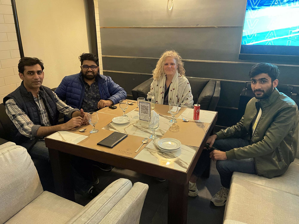Dinner in Multan with Farrukh, Umair and Fahad