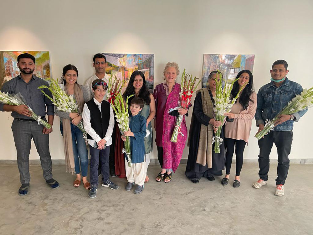 Ecologies of Displacement opening, Koel Gallery, Karachi, Jan 2022