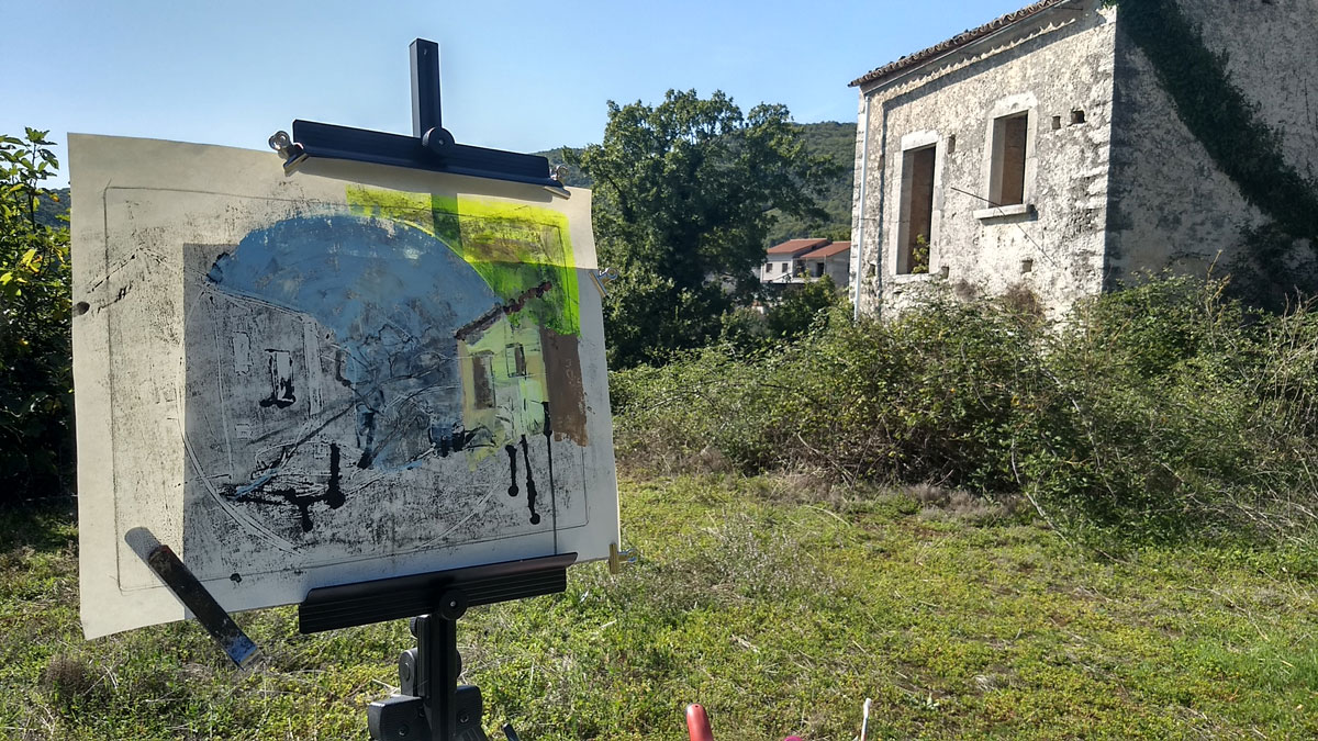 Collemacchia, Italy outdoor studio October 2019