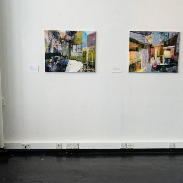 Original oil paintings in gallery