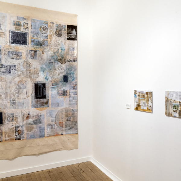 Original artwork in a gallery