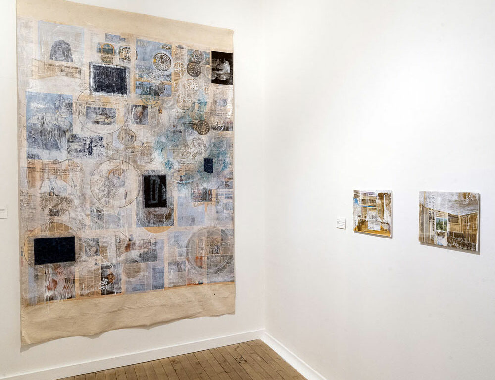 Original art exhibition, gallery view