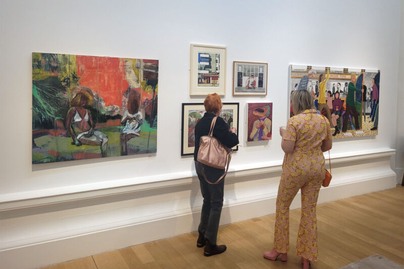 Caryatids at Rest at the Society of Scottish Artists exhibition 2024