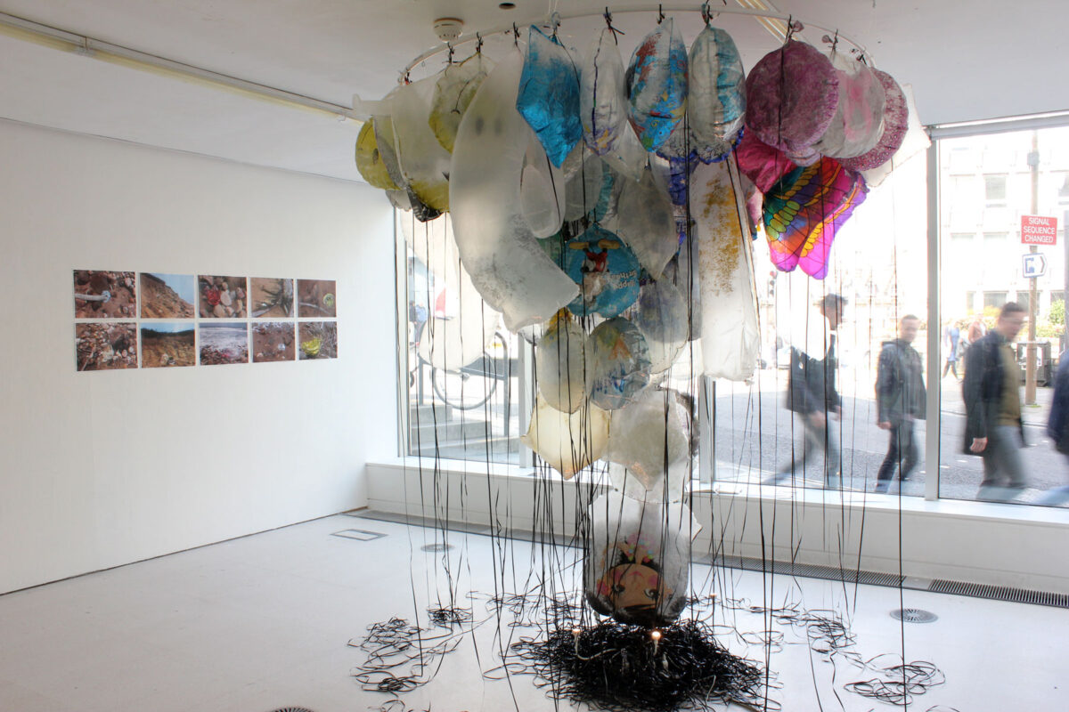 Installation view of GYRE at Edinburgh College of Art by Michele Marcoux