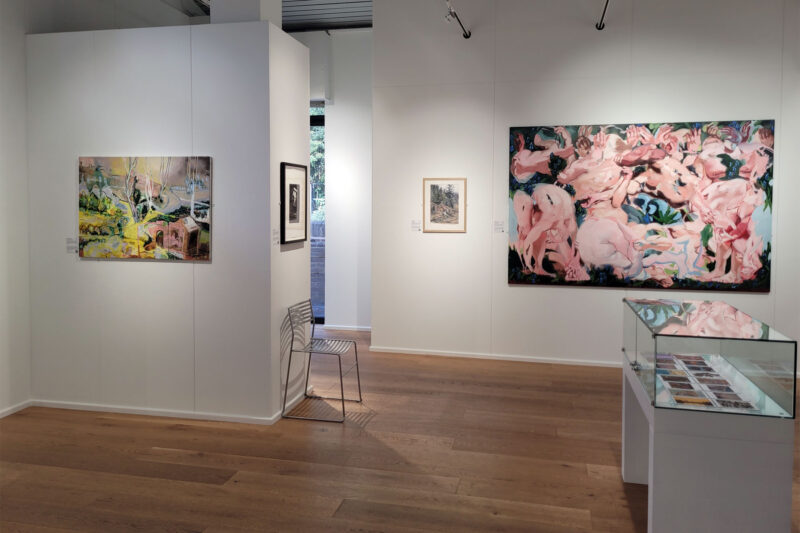 Installation view of the Jackson’s Art Prize shortlist exhibition 2025 at Bankside Gallery, London